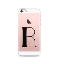 Iphone 5s Harf Tasarımlı Telefon Kılıfı R-Harfi 