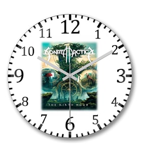 Sonata Artica The Ninth Hour Duvar Saati Bombeli Gercek Cam