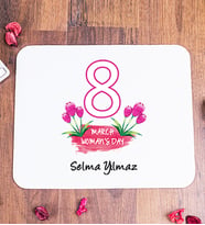 Kadınlar Günü Hediyesi Kişiye Özel Mouse Pad - 3