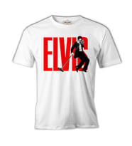 Elvis Presley - Rock'n Roll Beyaz Erkek Tshirt