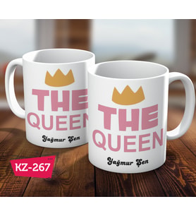 Anneler Gününe Özel The Queen İsimli Kişiye Özel Hediye Kupa Bardak