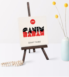 Babalar Gününe Özel Canım Babam Şovaleli Doğal Taş  4