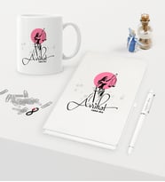 BK Gift Kişiye Özel Avukat Temalı Beyaz Defter Kalem Kupa Seti - 10 (Model 1)
