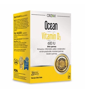 Ocean Vitamin D3 600 IU Sprey 20ml