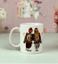 Kişiye Özel Best Friend Tasarımlı Kupa