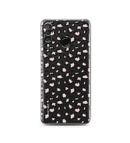 Leopar Tasarımlı Süper Şeffaf Silikon Telefon Kılıfı Huawei P30 Lite 