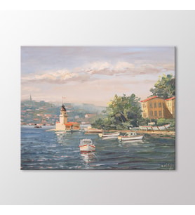 Arty Tablo Kız Kulesi Tablo (Karışık)
