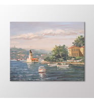 Arty Tablo Kız Kulesi Tablo (Karışık)