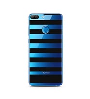 Çizgi Tasarımlı Süper Şeffaf Silikon Telefon Kılıfı Huawei Honor 9 Lite