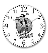 Terry's Cartoon Duvar Saati Bombeli Gercek Cam