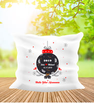 Yılbaşına Özel Tasarımlı  40 Cm Kare Yastık