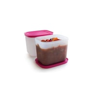 Tupperware Alaska Serisi Derin Dondurucu Saklama Kabı Kare 2'li 1.1L