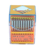 Düz Makine Kalın Dip Yanmaz Dikiş İğnesi / DPX5 SES PVD 11/75 100ADET