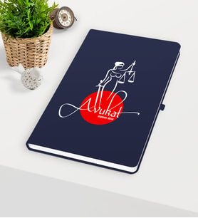BK Gift Kişiye Özel Avukat Temalı Lacivert Defter - 11