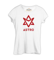 Astro - Logo Beyaz Kadın Tshirt