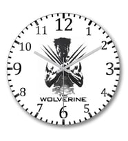 The Wolverine1 Duvar Saati Bombeli Gercek Cam