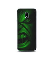 Hulk Tasarım Süper Şeffaf Silikon Telefon Kılıfı Samsung J3 Pro
