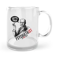 BK Gift Kişiye Özel Mesleki Psikiyatrist Cam Kupa Bardak  5