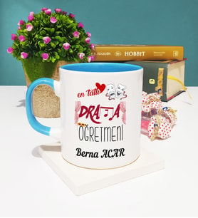 Mesajlı Drama Öğretmeni Kupa Bardak Mavi