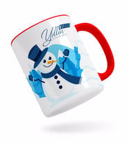 BK Gift Kişiye Özel Yılbaşı Mutlu Yıllar Kırmızı Kupa Bardak-21