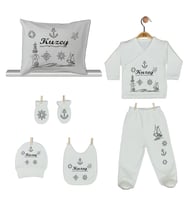 Pia Baby GL 1928-08 İsme Özel Yastık Zıbın Set