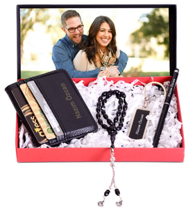 Kişiye Özel Kartlık Cüzdan Tesbih Anahtarlık Kalem Hediye Kutusu