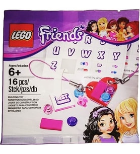 LEGO Friends 5004395 Sticker Keychain Set