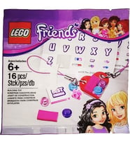 LEGO Friends 5004395 Sticker Keychain Set