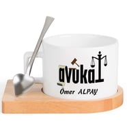 Avukat  FİNCAN Seti (Beyaz)