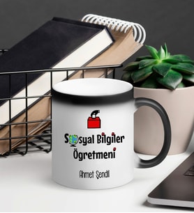 Sosyal Bilgiler Öğretmeni Sihirli Kupa Bardak