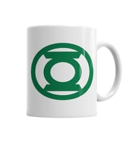 Green Lantern Kupa  Bardak Porselen