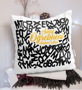 BK Gift Kişiye Özel Sınıf Öğretmeni  Yastık - 3