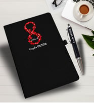 Kişiye Özel 8 Mart Baskılı İsme Özel Defter ve Kalem