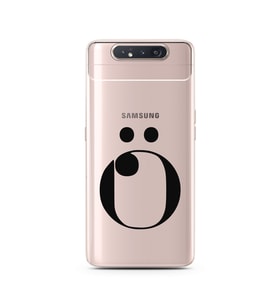 Samsung A80 Harf Tasarımlı Telefon Kılıfı Ö-Harfi 