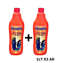 Powermax Lavabo Gider Açıcı Jel Formül 1 Lt x 2 Adet