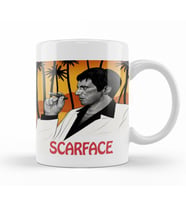 Scarface İllüstrasyon Kupa Bardak Porselen