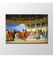 Arty Tablo Hemicycle Of The Ecole Des Beaux Tablo (Karışık)