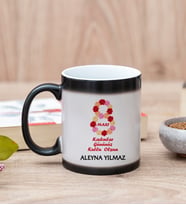 Kadınlar Günü Hediyesi Sihirli Kupa Bardak - 4