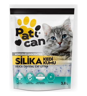 PATİCAN SİLİKA KRİSTAL KEDİ KUMU 3.8 LT