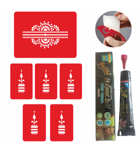 Kına Kalıbı ve  Kına Seti Tattoo Dövme