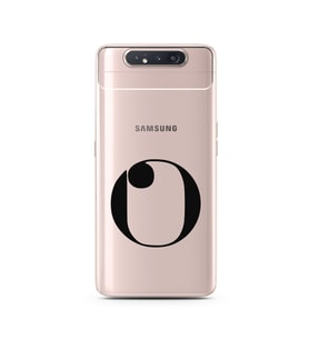 Samsung A80 Harf Tasarımlı Telefon Kılıfı O-Harfi 