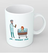 Doktorlar için Kupa Bardak Kişiye Özel Hediye AND21