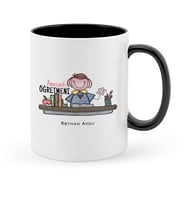 BK Gift Kişiye Özel Anasınıfı Öğretmeni Siyah Kupa Bardak  3