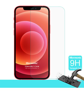 Microsonic Apple iPhone 12 Tempered Glass Screen Protector
