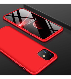 Apple iPhone 11 Kılıf Zore Ays Full Koruma Kılıf (Kırmızı)