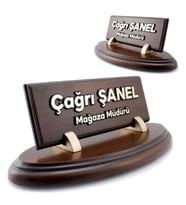 Hediye İsimlik, Ahşap Masa isimliği, Ahşap isimlik, ATY242