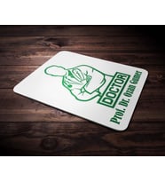 Kişiye Özel Profesör Doktor Tasarımlı Mouse Pad (Renksiz)