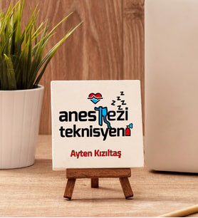 Anestezi Teknisyenine Hediye Taş Dekor