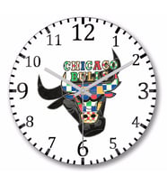 Chicago Bulls Clone Bull Duvar Saati Bombeli Gercek Cam