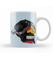 Thor Odinson Bent Back Skull Kupa Bardak Porselen